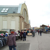 De buitenmarkt.