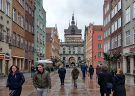 De Lange Markt is de echte hoofdstraat in de binnenstad.