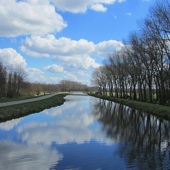 Langs de Poldervaart.