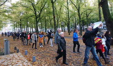 Over het Lange Voorhout naar de Spaanse ambassade